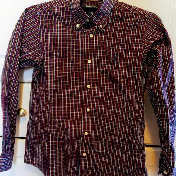 Brooks Brothers Big Boys' Plaid Button Down Dress Shirt - Picture 1 of 4